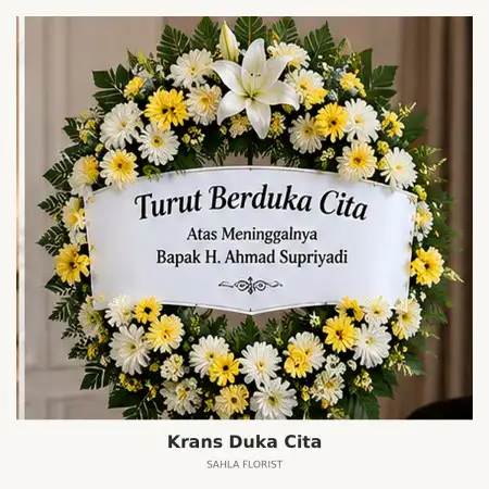 Krans Bunga Duka Jakarta Selatan